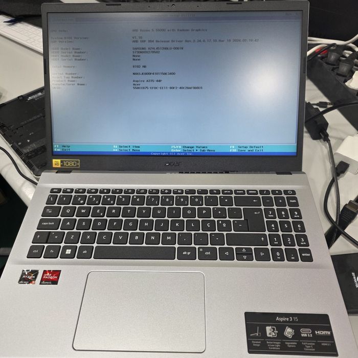 Portátil Acer A315-44P