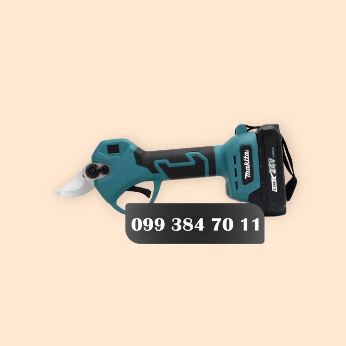 Акумуляторний секатор Makita DUP270 (24V 5AH) АКБ Сучкоріз Макіта 30мм