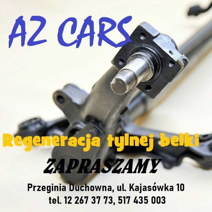 Tylna belka OŚ - Peugeot, Citroen, Renault - KAŻDY MODEL - 24 m-cy GW.