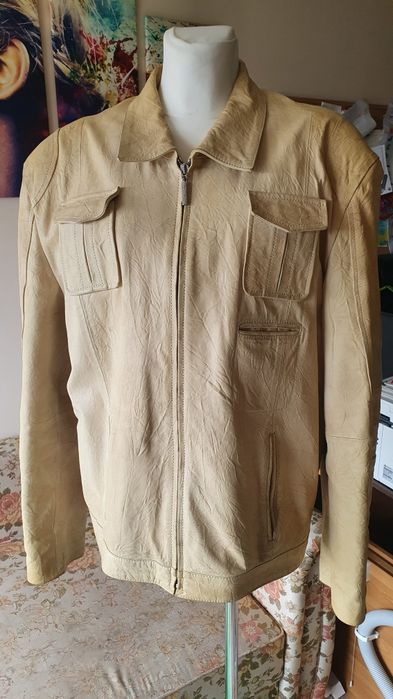 Kurtka męska XL skórzana polskiej firmy marki Marbet