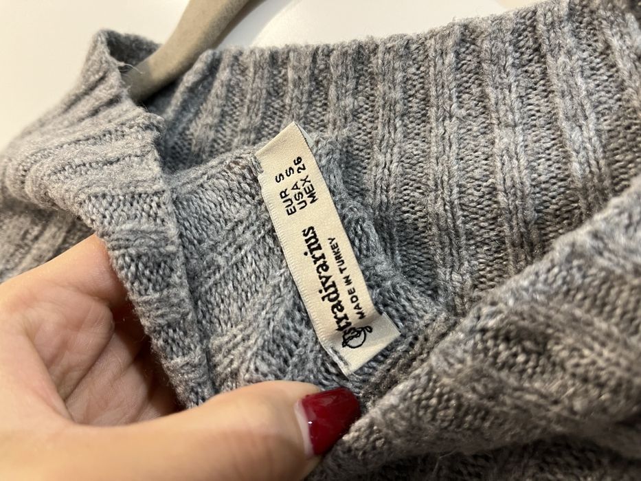 Sweter Szary Oversize Stradivarius S 36