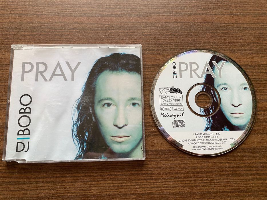 Музыкальный CD Single "DJ BoBo – Pray" [EAMS – EAMS 2338-2]