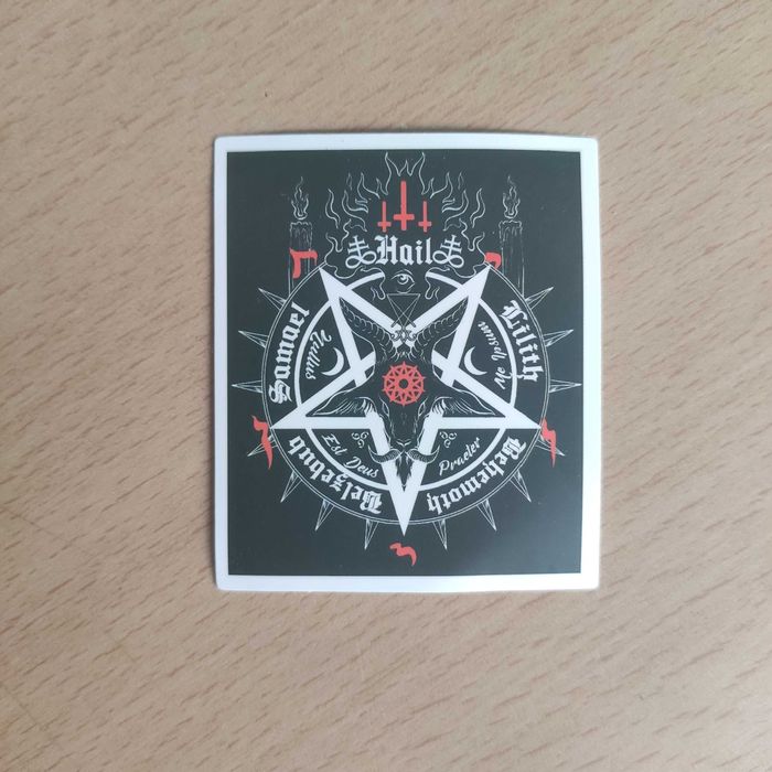 Pack 50 Stickers Autocolantes Satan Góticos