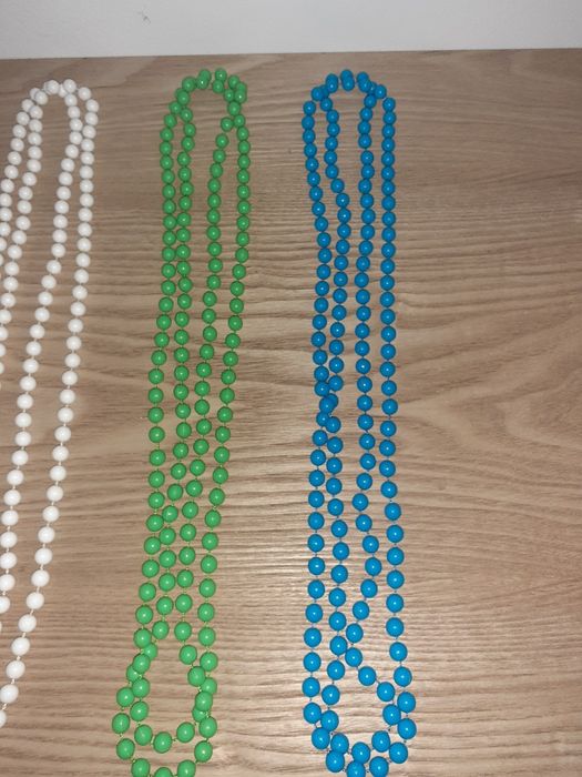Conjunto de colares de missangas