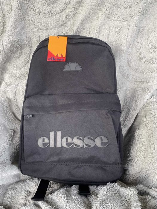 Czarny Plecak Ellesse Regent Backpack Black Mono