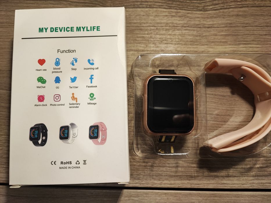 Smartwatch NOVO, com caixa