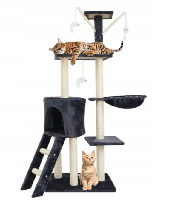 Когтеточка, ліжко, когтеточка, вишка 101 - 138 см