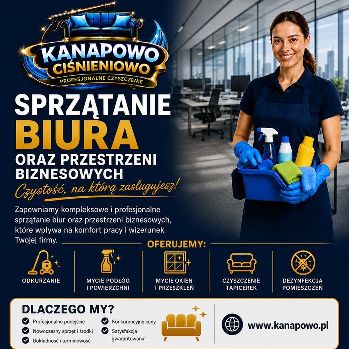 Kompleksowe Sprzątanie Biura i Przestrzeni Biznesowej