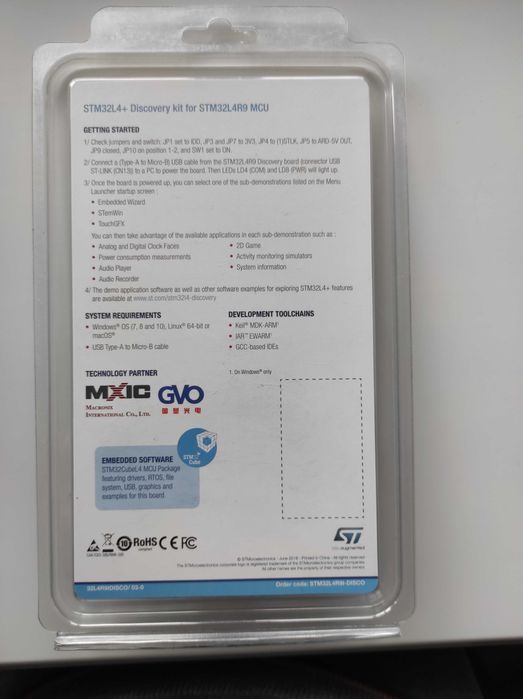 Отладочная плата STM32L4R9I-DISCO