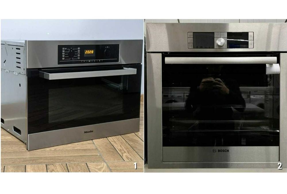 ДУХОВА Шафа з СВЧ Духовка BOSCH KT98763 45 60 см 2в1 Мікрохвильовка бу