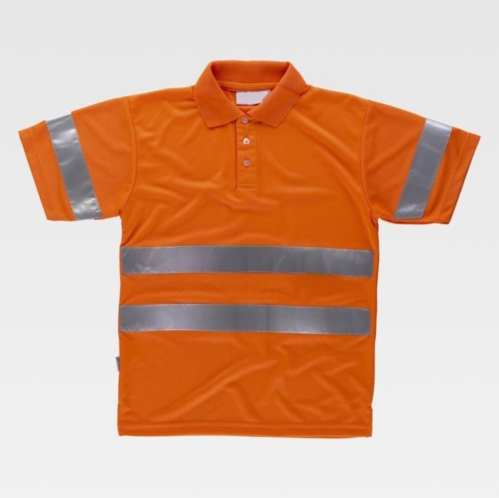 Polo Manga Curta Alta Visibilidade
