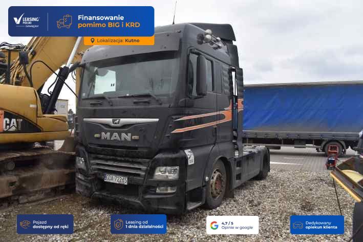 MAN TGX 18.500  KUTNO [14680] pojazd uszkodzony, tempomat, halogen, FV23%VAT.
