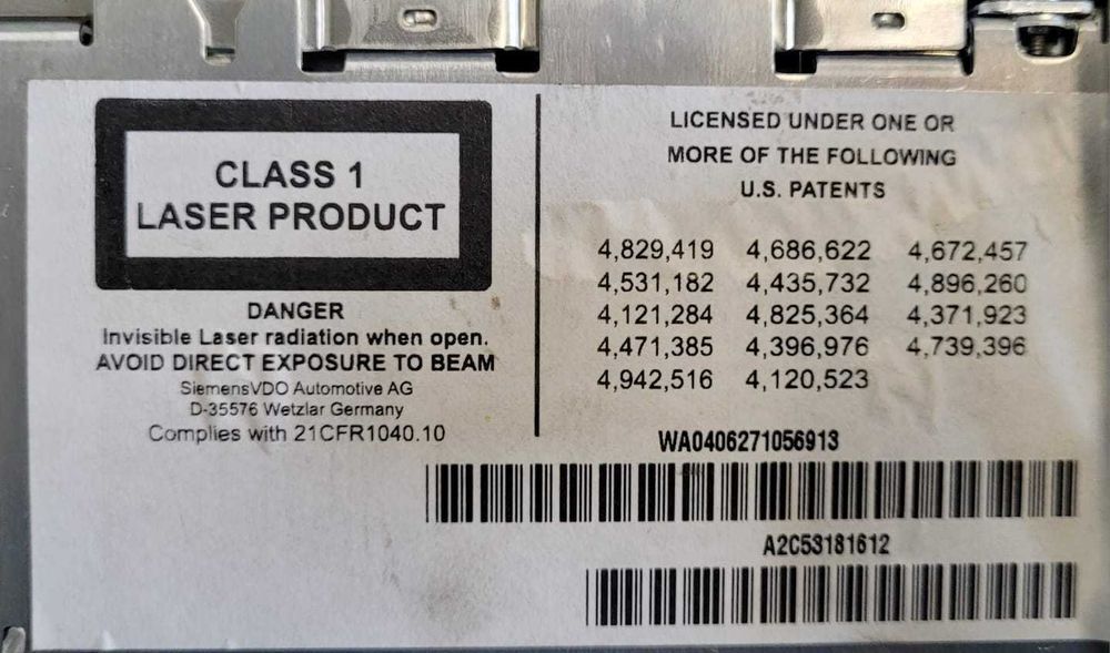 Czytnik nawigacji radio CCC DVD BMW 5 E60 E61 f vat