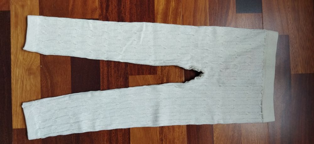Legginsy z srebrna nitką