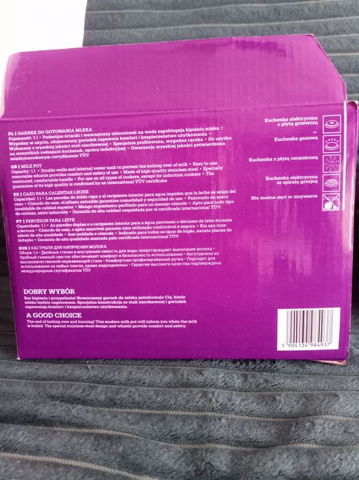 Garnek do gotowania mleka