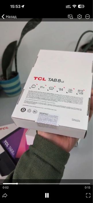 Планшет  tcl tab 8