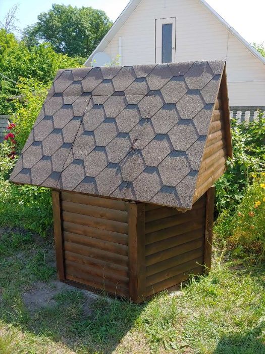 Декоративный колодец. Домик для колодца. Криниця. Дашок на криницю