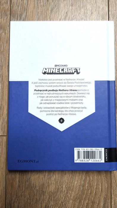 Minecraft książka Podręcznik podboju Nertheru i Kresu