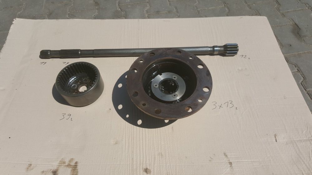 ładowarka zeppelin most clark hurth axle 172 spicer półoś 12 ahlmann