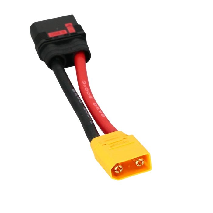 Перехідник QS8-S F (мама) до XT90H-M (тато) кабель 10AWG