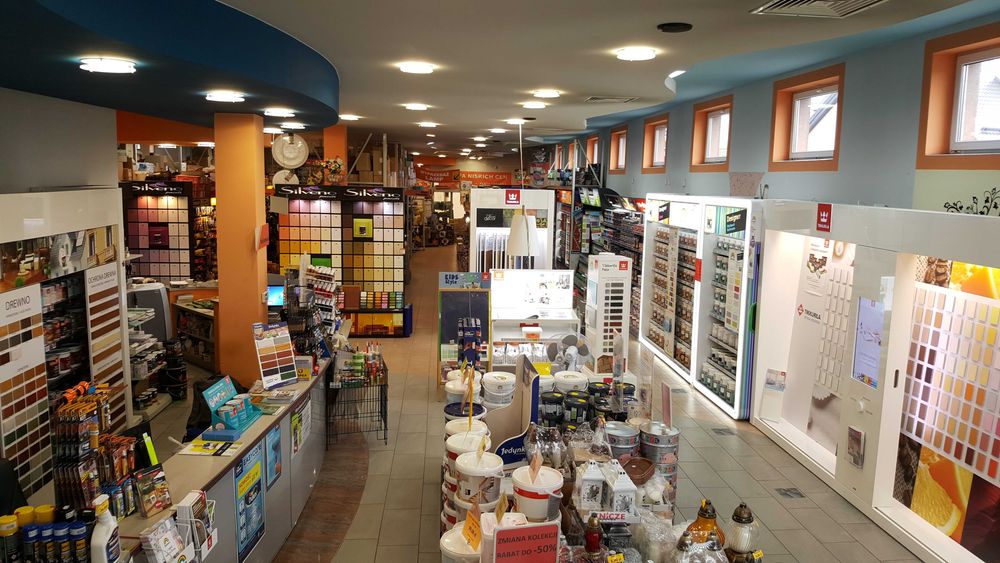 BUDYNEK HANDLOWY 355 m² + Namiot 100 m²