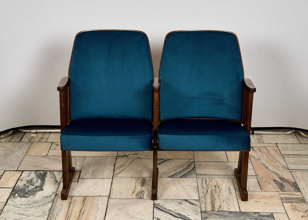 Fotele kinowe Vintage Czechosłowacja lata 70