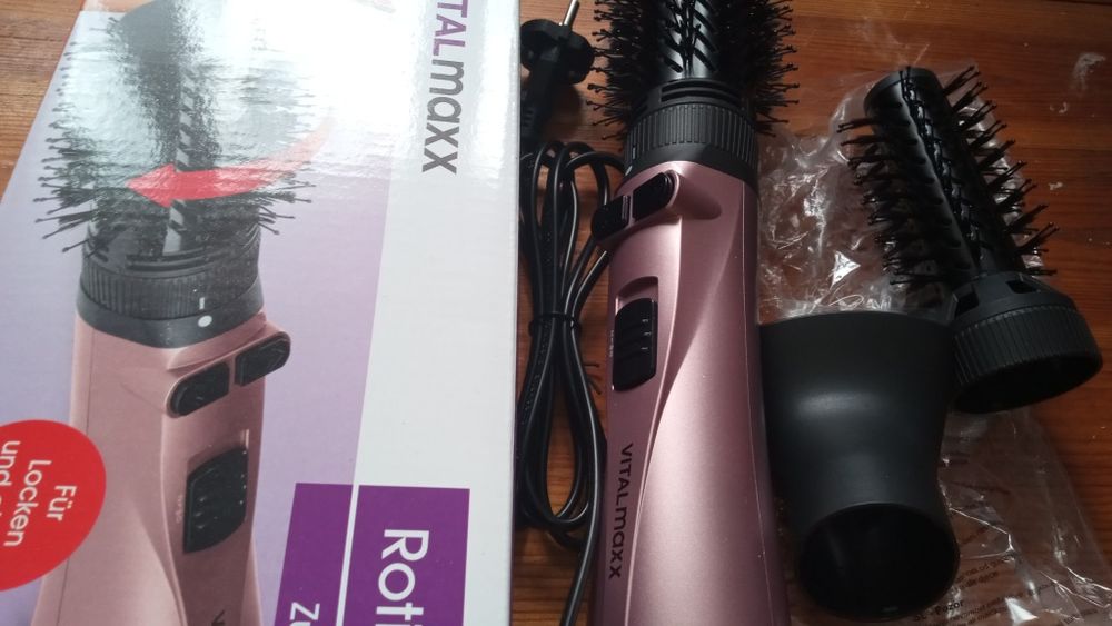 Szczotka do stylizacji VITALmaxx - 3 nasadki