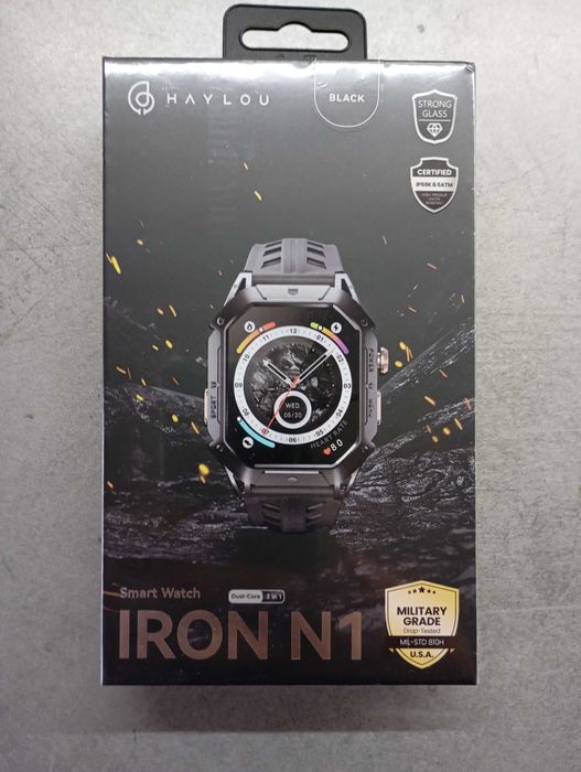Умные часы HAYLOU IRON N1 НОВИНКА! Bluetooth, 5 АТМ батарея 30 дней