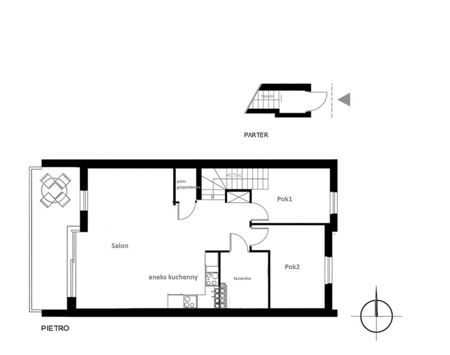Dąbrowa koło Banina 2 miejsca parkingowe w cenie mieszkania