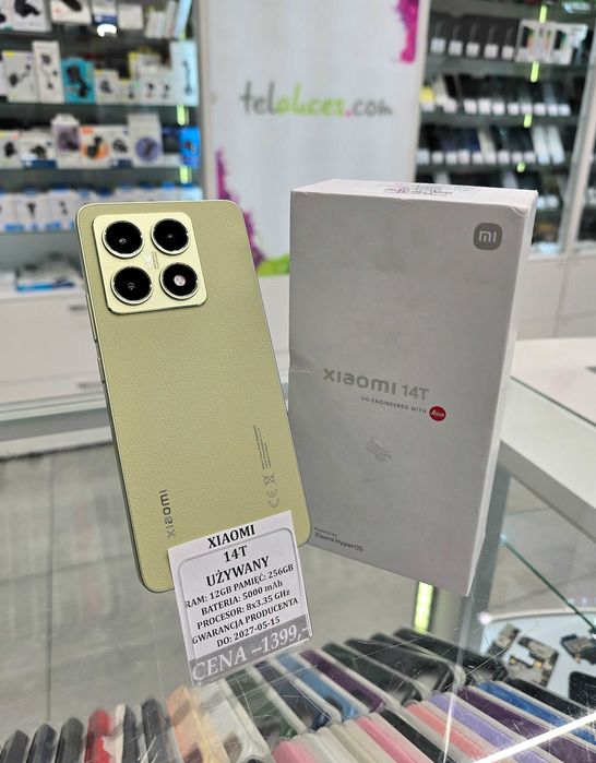 Xiaomi 14T 256GB Gwarancja! Telakces Felicity *Raty 0%