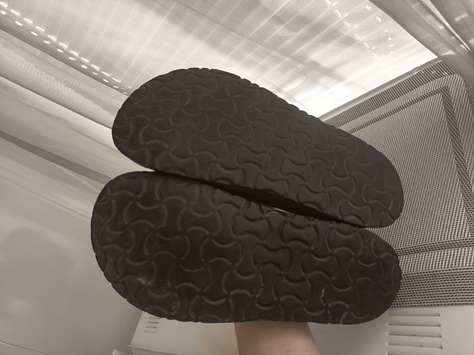 Биркенштоки шкіряні шльопанці шльопки Birkenstock madrid relax 39 сірі