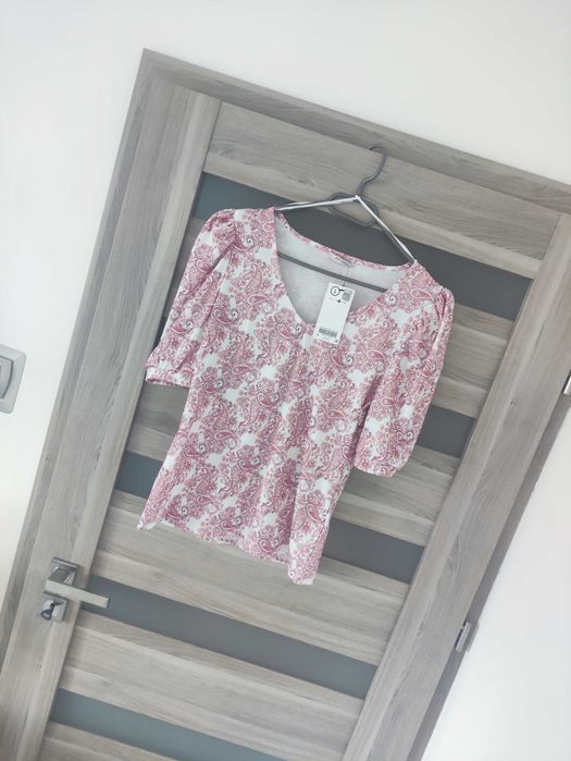 Elegancka bluzka na krótki rękaw roz L Orsay