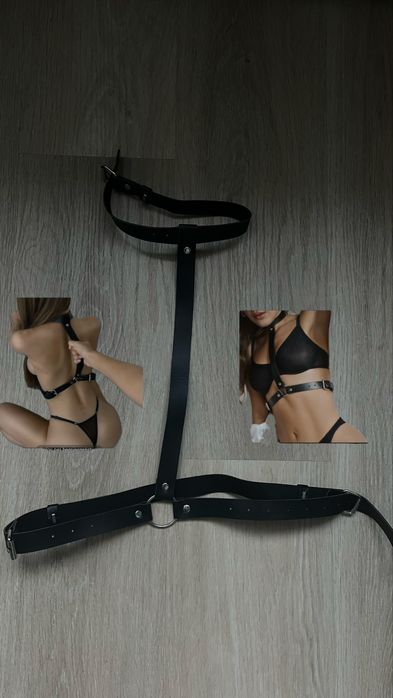 Nowy  harness uprząż na biust