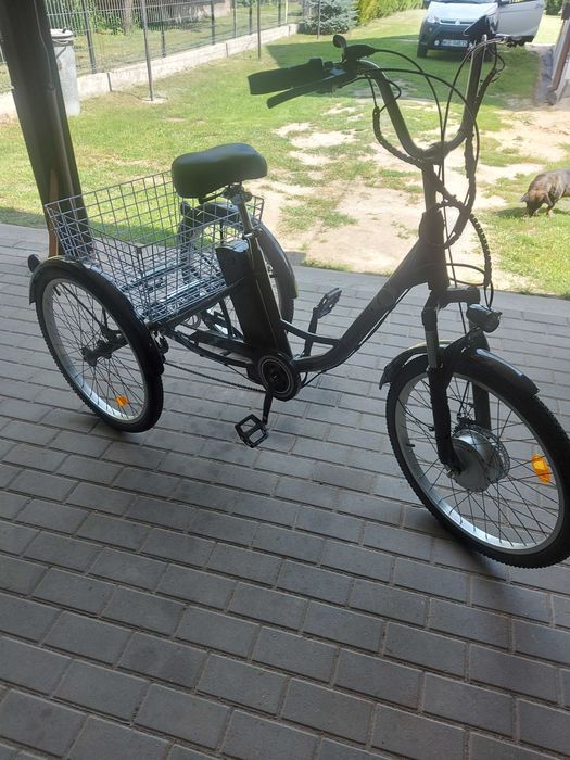 Rower elektryczny 3 kołowy