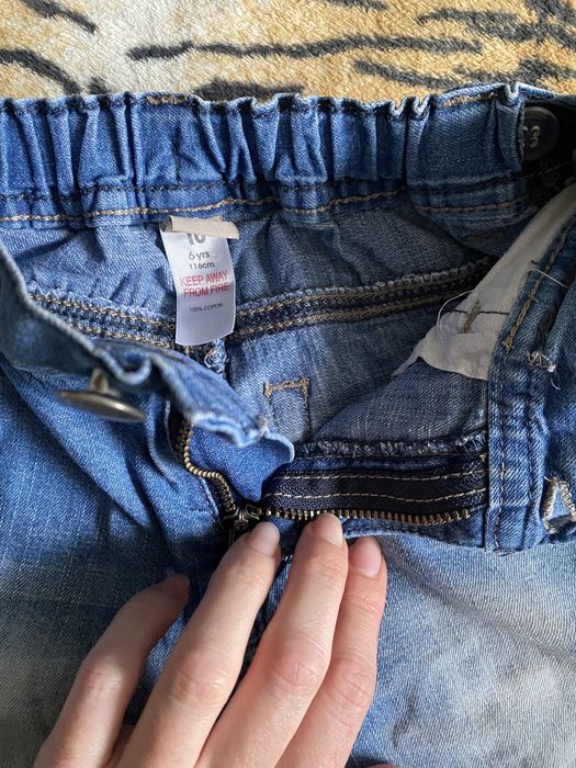 Джинсовые шорты р.116