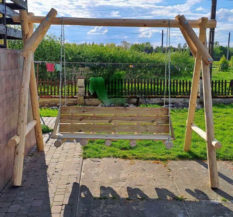 Huśtawka ogrodowa na dwa stanowiska