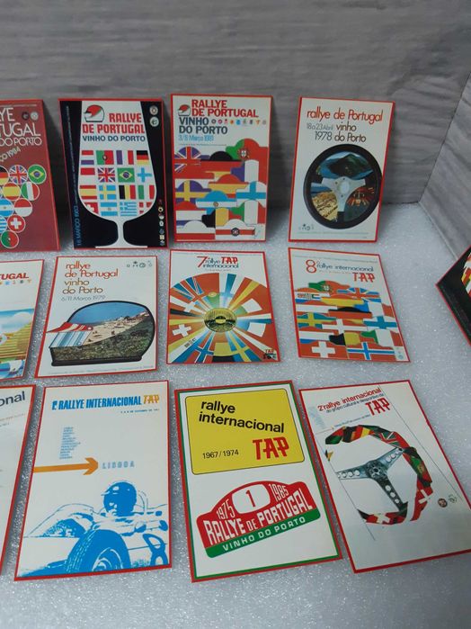 Conjunto 20 calendarios 1986-  Rallye Internacional Tap