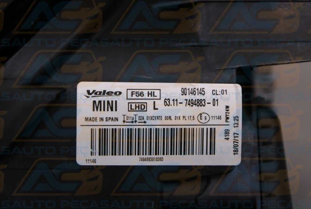 MINI COOPER S F55 F56 F57 Frente Completa