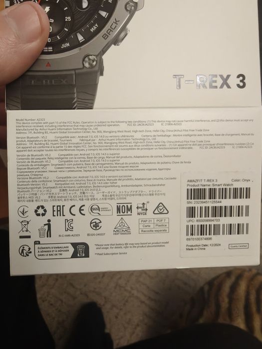 Amazfit t-rex 3 (onyx)