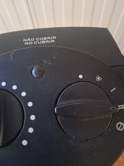 Termoventilador da flama ,faz quente e vento