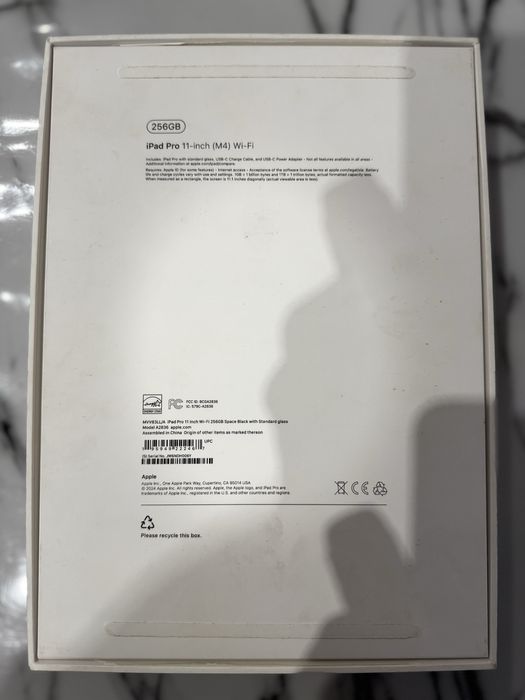 Планшет Apple iPad Pro 11" 2024 Wi-Fi M4