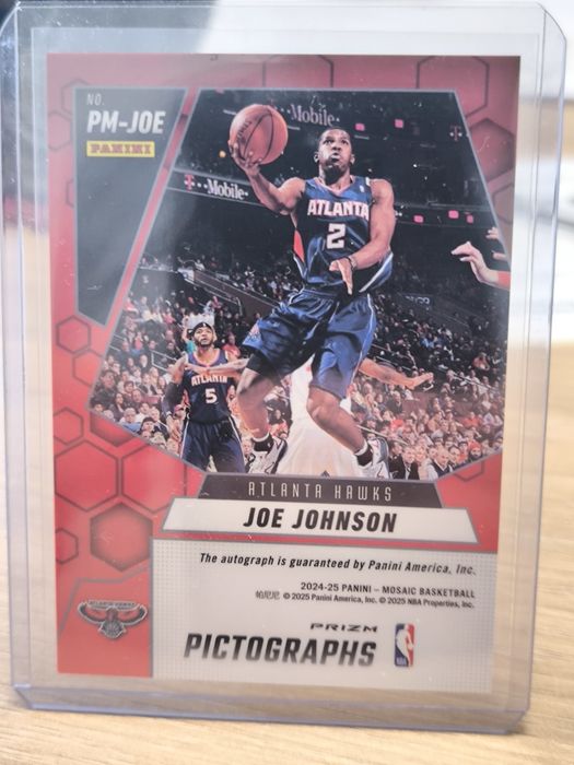 Karta Joe Johnson panini prizm