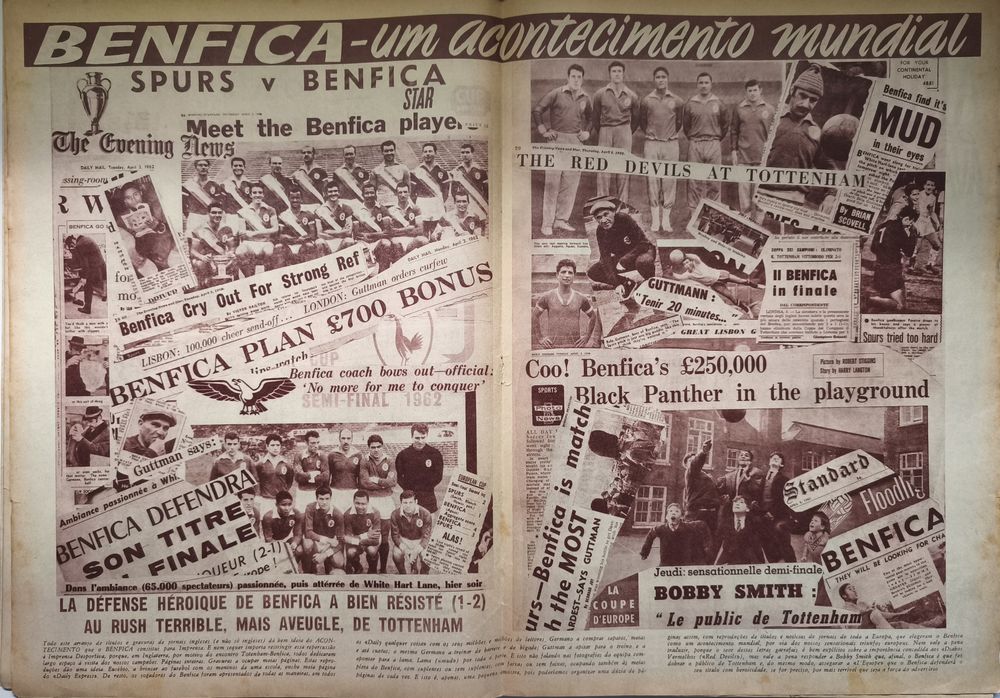 Revista "O Benfica ilustrado" N°56 de 1 de Maio de 1962