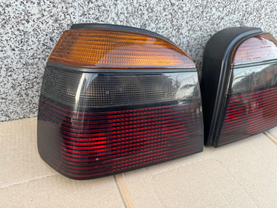 Farolins traseiros Hella Escuros Golf 3 GTI VR6 GT Excelente estado