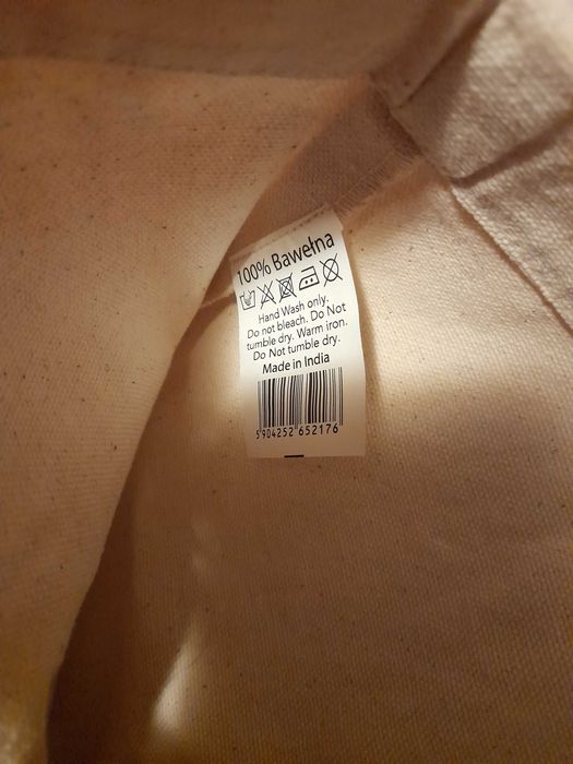 Torba bawełniana na zakupy makrama