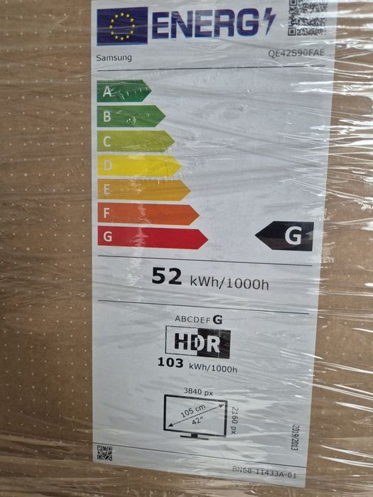 Telewizor SAMSUNG QE42S90F 42" OLED 4K 144Hz  TV Dolby Atmos