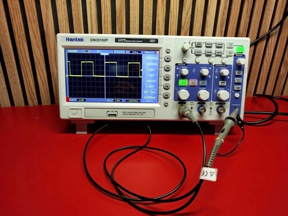 Osciloscópio digital Hantek DSO5102P 100Mhz 1GSa/s