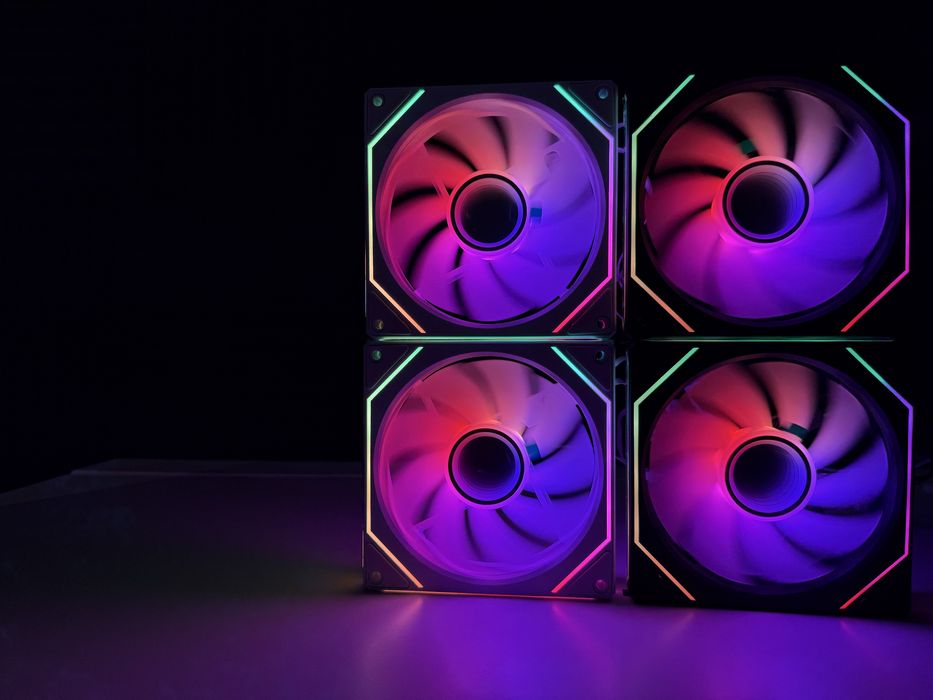 ARGB 120mm Кулер корпуса Чорний/Білий Upsiren  UF4 Prism Pro 6