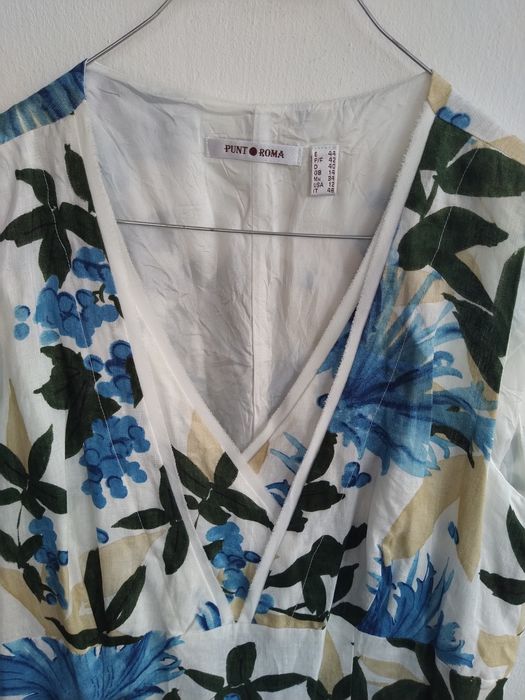 Vestido floral - Punto Roma - Tamanho 42