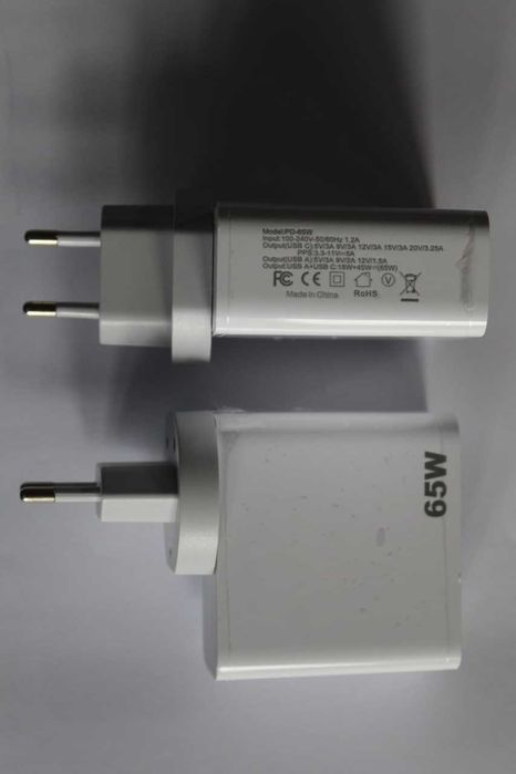 Зарядний пристрій блок живленя 20V 65W швидка зарядка смартфон ноутбук
